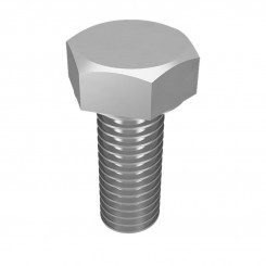 Болт с шестигранной головкой М8х50 DIN 933 BT8-50 сталь (уп.50шт) КМ LO0832