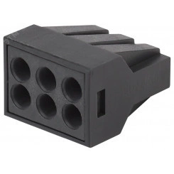 Клемма СМК с пастой серии 306, 6 отверстий, 0,5-2,5 мм2 50 NO-224-54 ЭРА