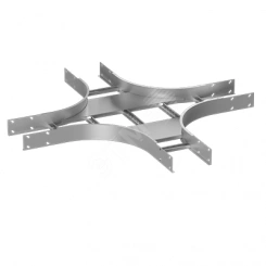 Ответвитель крестообразный с дном LHT 500х200 S=1.5мм оцинкованный