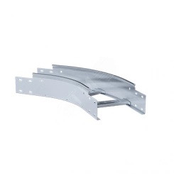 Поворот горизонтальный LT 500х50-45 S=1.2мм R=300мм оцинкованный