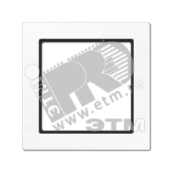 Рамка 1 пост белая