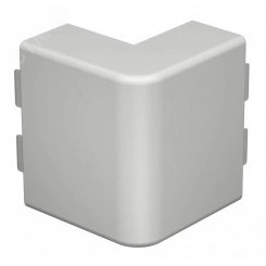 Крышка внешнего угла кабельного канала WDK 40x110 мм (ПВХ, светло-серый) Крышка внешнего угла кабельного канала WDK 40x110 мм (ПВХ, светло-серый)