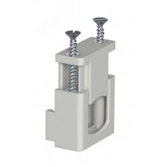 Фиксатор для монтажной коробки (ПВХ,серый)