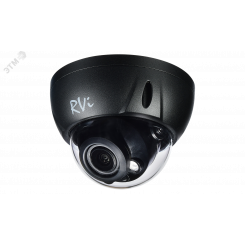 Видеокамера IP 2МП купольная с ИК-подсветкой до 40м IP67 IK10 чёрная (2.7-13.5мм)