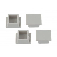 Набор заглушек для профиля CAB261, 4 глухие (500/15000) ЭРА