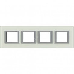 Axolute Рамка 243 поста 71мм горизонтальная Whice Axolute Рамка 243 поста 71мм горизонтальная Whice