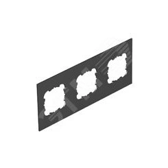 Крышка для напольного бокса Telitank на 3 устройства EKR 213x88 мм (ПВХ, черный)