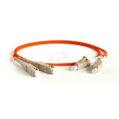 Патч-корд волоконно-оптический (шнур) MM 62.5/125 LC-SC duplex LSZH (15м)