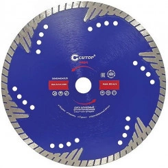 Диск отрезной алмазный, сегментный с защитными секторами CUTOP Profi, 230 x 3.0 x 8.0 x 22.2 мм Диск отрезной алмазный, сегментный с защитными секторами CUTOP Profi, 230 x 3.0 x 8.0 x 22.2 мм