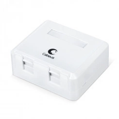 Корпус внешней настенной розетки на 2 Keystone Корпус внешней настенной розетки на 2 Keystone