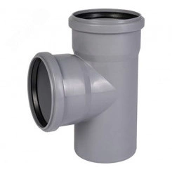 Тройник канализационный 45 град. 90х90 Тройник канализационный 45 град. 90х90