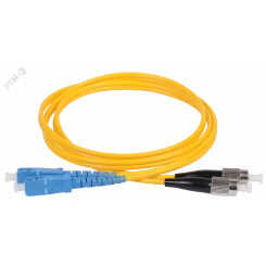 Патч-корд оптический 9/125 (OS2) SC/UPC-FC/UPC (Duplex) 7м