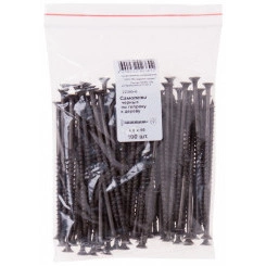 Саморез гипсокартон/дерево 4,8х95 черный (100шт) Саморез гипсокартон/дерево 4,8х95 черный (100шт)