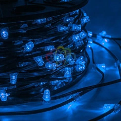 Гирлянда профессиональная LED ClipLight 12В 100м cиний с трансформатором