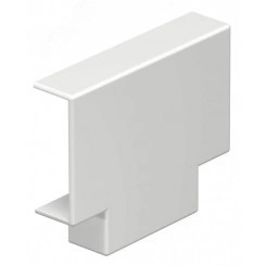 Крышка T-образной секции кабельного канала WDK 10x30 мм (ПВХ, белый) Крышка T-образной секции кабельного канала WDK 10x30 мм (ПВХ, белый)