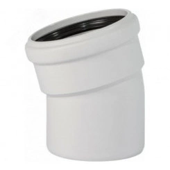 Отвод 15 град. 200 для бесшумной канализации Отвод 15 град. 200 для бесшумной канализации