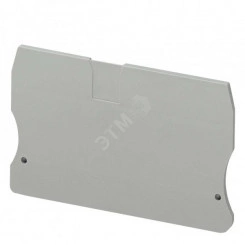 Крышка торцевая 2 точки присоединения ширина 2.2мм пружинные клеммы 10мм.кв Крышка торцевая 2 точки присоединения ширина 2.2мм пружинные клеммы 10мм.кв