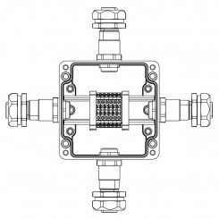 Взрывозащищенная клеммная коробка GRP TBE-P-03-(6xCBC.2)-1xKAEPM2MHK-20(A)-1xKAEPM2MHK-20(B)-1xKAEPM2MHK-20(C)-1xKAEPM2MHK-20(D)1Ex e IIC Т5 Gb / Ex tb IIIC T95°C Db IP66 / КЗ Взрывозащищенная клеммная коробка GRP TBE-P-03-(6xCBC.2)-1xKAEPM2MHK-20(A)-1xKAEPM2MHK-20(B)-1xKAEPM2MHK-20(C)-1xKAEPM2MHK-20(D)1Ex e IIC Т5 Gb / Ex tb IIIC T95°C Db IP66 / КЗ
