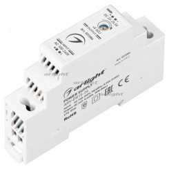 Блок питания ARV-DR15-24 (24V, 0.63A, 15W) (ARL, IP20 DIN-рейка)