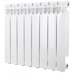 Радиатор алюминиевый секционный 500/96/8 боковое подключение