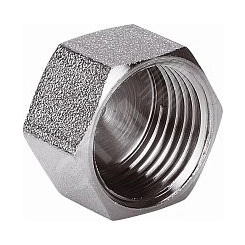 Заглушка ВР 1'1/2 никелированная