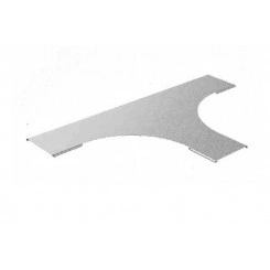 Крышка к тройнику для лестничного лотка НЛО 400 радиус 600 мм, толщ. 1,0 мм, Сендзимир цинк