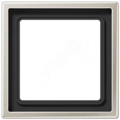 Рамка 1-я для горизонтальной/вертикальной установки Серия- LS990 Материал- металл Цвет- благородная сталь Рамка 1-я для горизонтальной/вертикальной установки Серия- LS990 Материал- металл Цвет- благородная сталь