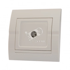 DERIY Розетка ТВ оконечная белый