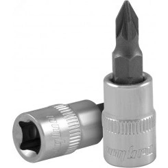 Насадка торцевая 1/4''DR с вставкой-битой POZIDRIVE®, PZ2