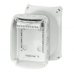 Коробка клеммная 5 положений до 10мм2 130х180х77 IP66/67 серая стойкая к УФ Коробка клеммная 5 положений до 10мм2 130х180х77 IP66/67 серая стойкая к УФ