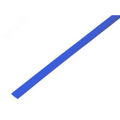 Термоусаживаемая трубка 6,0 3,0 мм, синяя, упаковка 50 шт. по 1 м