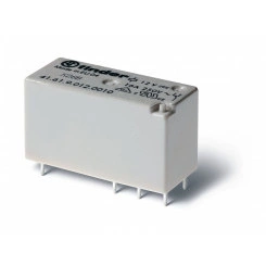 Низкопрофильное миниатюрное электромеханическое реле, монтаж на печатную плату, выводы с шагом 5мм, 1CO 16A, Контакты AgNi, катушка 230В AС, степень защиты RTII
