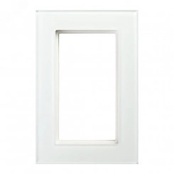 Рамка  2-местная (без перемычки), серия Катрин, белый