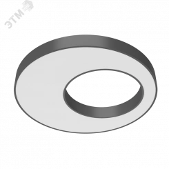 Светильник светодиодный ДСО-90Вт 3000К Cosmo excentric Черный