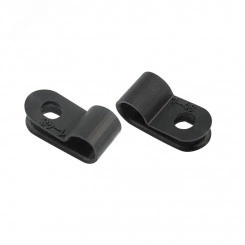 Кабельная скоба под винт REXANT 5 мм, черная,     упаковка 50 шт (etm07-4405-1)