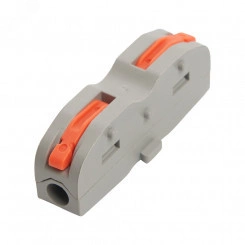 Клемма монтажная для подключения фазных проводников, 2 контактные группы (1 ввод,1вывод) Stekker Клемма монтажная для подключения фазных проводников, 2 контактные группы (1 ввод,1вывод) Stekker