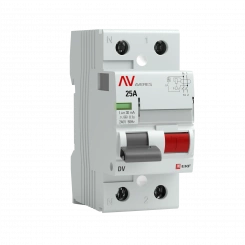 Устройство защитного отключения DV 2P 40А/500мА (AC) AVERES Устройство защитного отключения DV 2P 40А/500мА (AC) AVERES