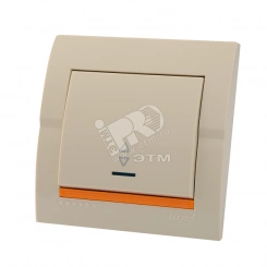 DERIY Выкл. прох. с подсв. ПБТ крем DERIY Выкл. прох. с подсв. ПБТ крем