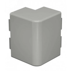 Крышка внешнего угла кабельного канала WDK 60x130 мм (ПВХ, серый) Крышка внешнего угла кабельного канала WDK 60x130 мм (ПВХ, серый)