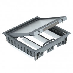 Лючок GES9-3B U (универсальный) 12xModul45 (полиамид, бежевый) Лючок GES9-3B U (универсальный) 12xModul45 (полиамид, бежевый)