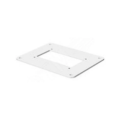 Напольная пластина для электромонтажной колонны (сталь, белый)