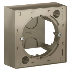 Коробка ATLASDESIGN для наружного монтажа шампань Коробка ATLASDESIGN для наружного монтажа шампань