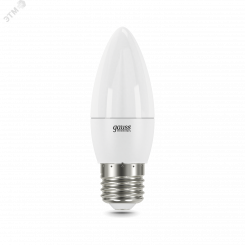 Лампа светодиодная LED 12 Вт 950 Лм теплая 3000К E27 свеча Elementary Gauss