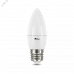 Лампа светодиодная LED 12 Вт 950 Лм теплая 3000К E27 свеча Elementary Gauss Лампа светодиодная LED 12 Вт 950 Лм теплая 3000К E27 свеча Elementary Gauss