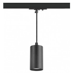 Трековый светильник однофазный ЭРА TR45 - GU10 S BK подвесной 52*100 мм под лампу MR16 черный