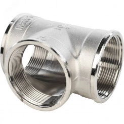 Тройник ВВ никелированный 2' Тройник ВВ никелированный 2'