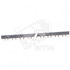 Шина дополнительная 57 модулей 18мм 100А разрезаемая Шина дополнительная 57 модулей 18мм 100А разрезаемая