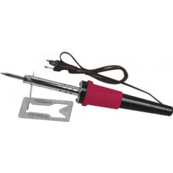 Паяльник 220 В, пластиковая ручка, доп-но подставка для паяльника и два сменных жала, D=5.8 мм, 60 Вт Паяльник 220 В, пластиковая ручка, доп-но подставка для паяльника и два сменных жала, D=5.8 мм, 60 Вт