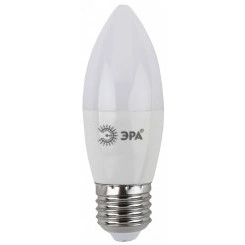 Лампа светодиодная LED B35-9W-860-E27 (диод, свеча, 9Вт, хол, E27 (10/100/3500) ЭРА Лампа светодиодная LED B35-9W-860-E27 (диод, свеча, 9Вт, хол, E27 (10/100/3500) ЭРА