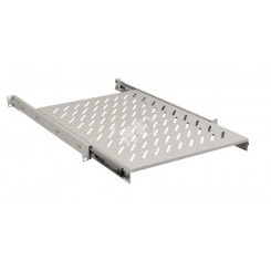 Полка выдвижная 19 дюймов глубиной 400мм серая